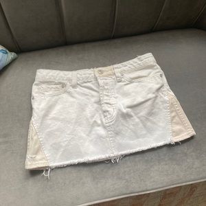 Free People Jean Skirt